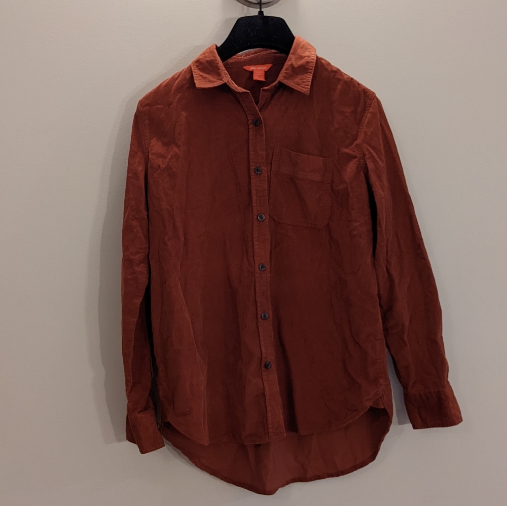 Joe Fresh Corduroy Button Up shirt, XS